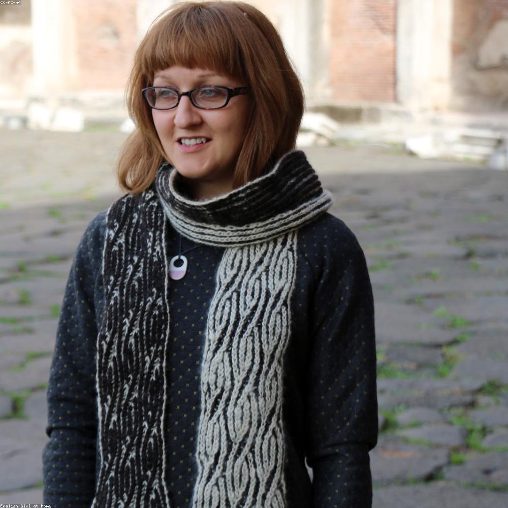 Beispiel-Foto: handgestrickter Schal